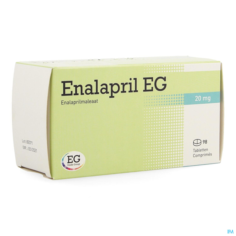 Enalapril EG           Tabl 98X20Mg