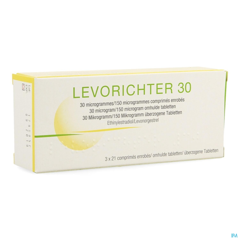 Levorichter 30 Comp Enrobes 3 X 21