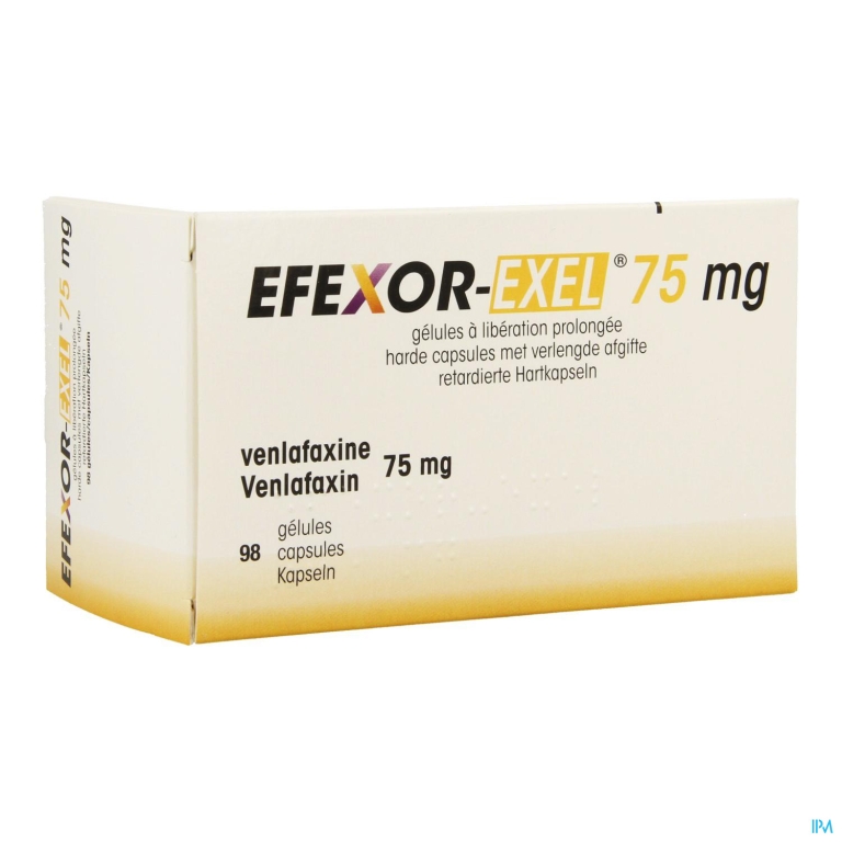 Efexor Exel 75mg Verl Afg.harde Caps 98x 75mg Pip