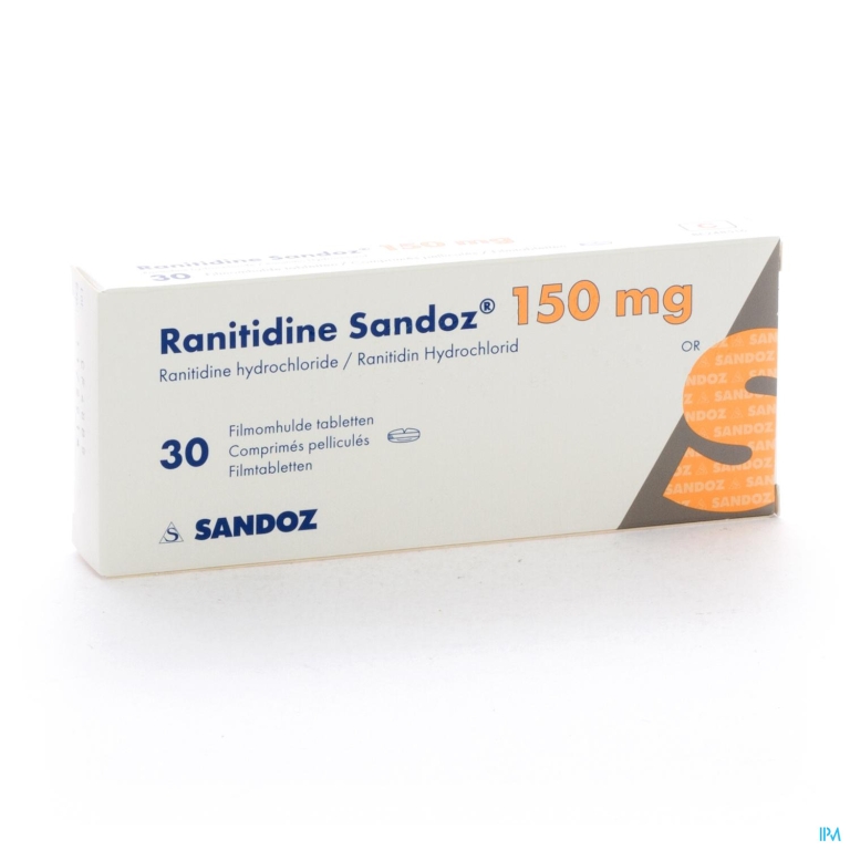 Ranitidine Sandoz 150mg Comp 30 X 150mg