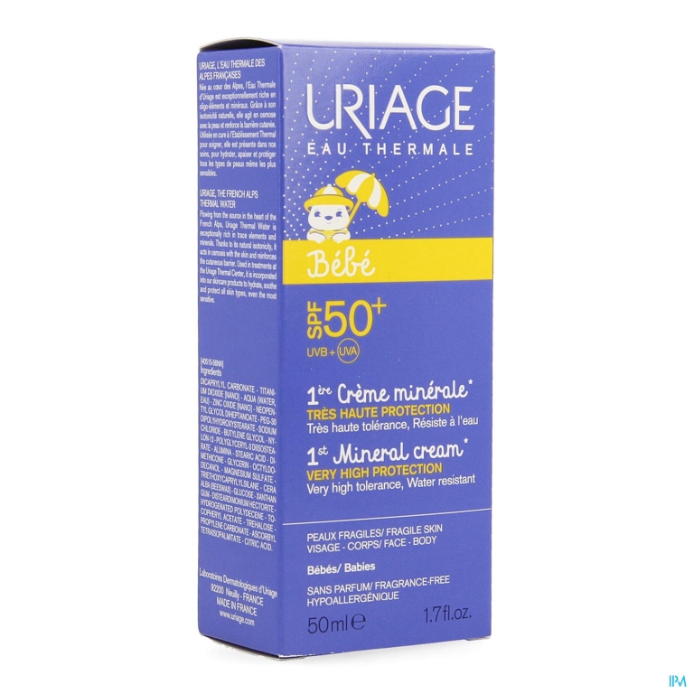 Uriage 1e Creme Mineraal Ip50+ 50ml