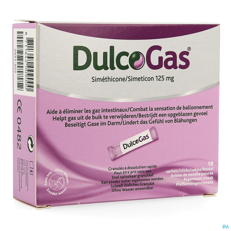 Dulcogas Granul. Sticks 18x125mg