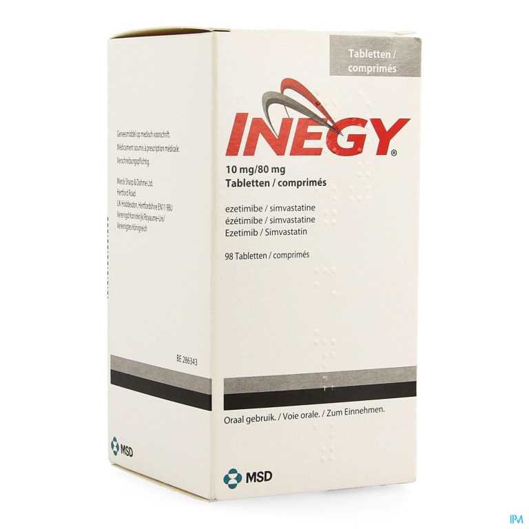 Inegy 10/80mg Comp 98