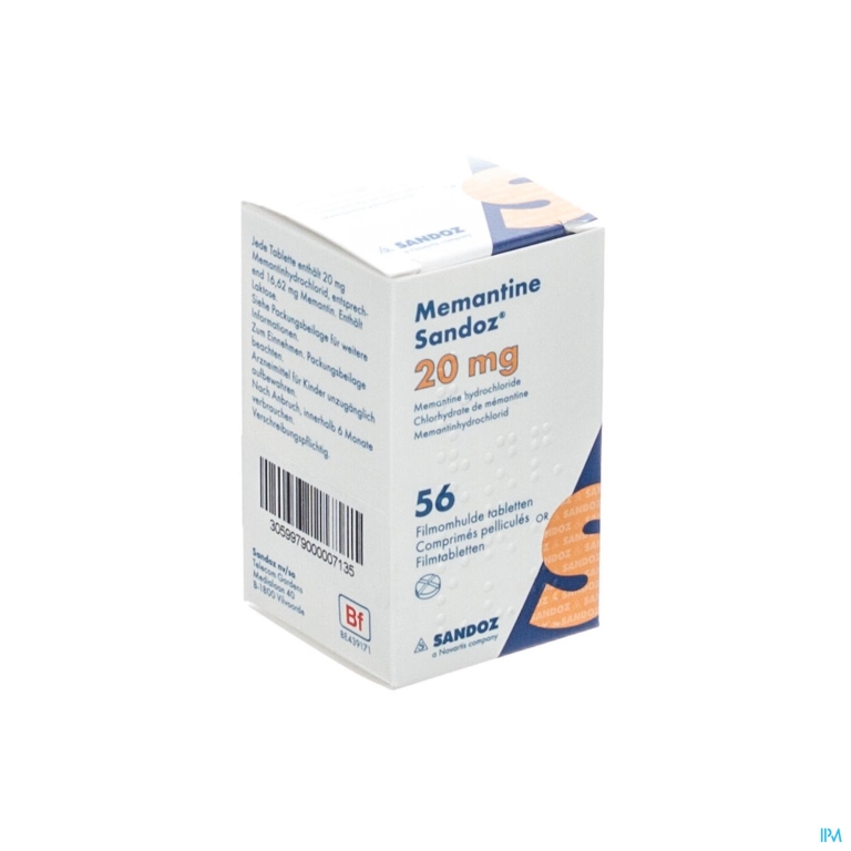 Memantine Sandoz 20mg Filmomh Tab 56 X 20mg