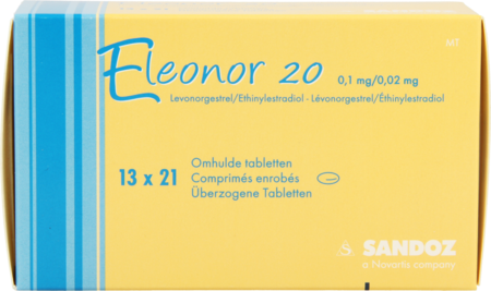 Eleonor 0,1mg/0,02mg Omhulde Tabl 13×21