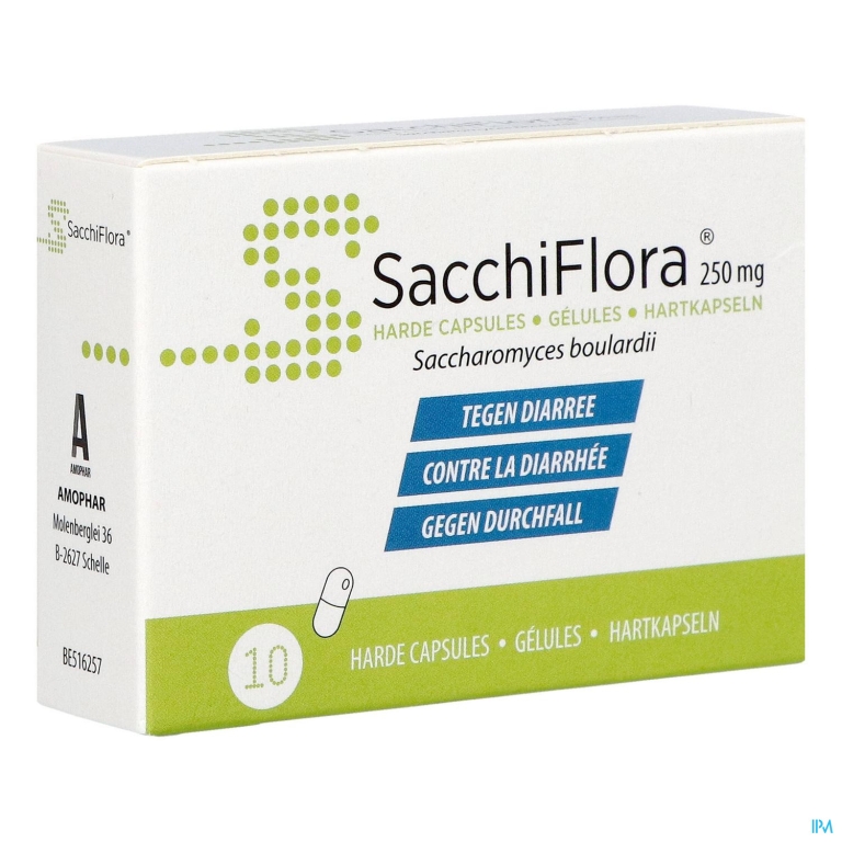 Sacchiflora 250mg Harde Caps 10 Blister