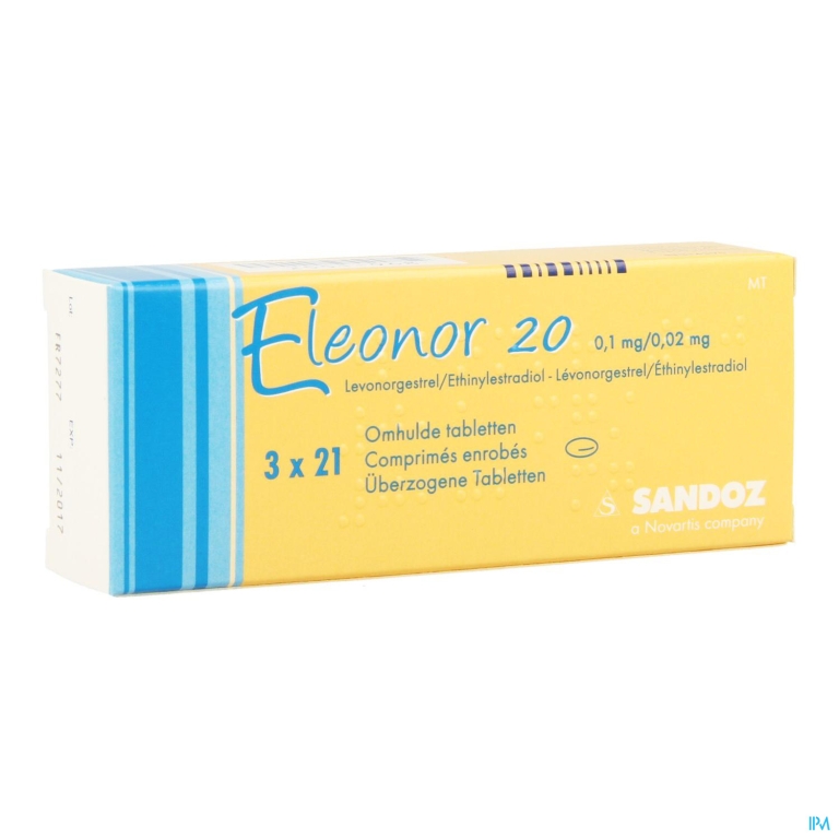 Eleonor 0,1mg/0,02mg Omhulde Tabl 3×21