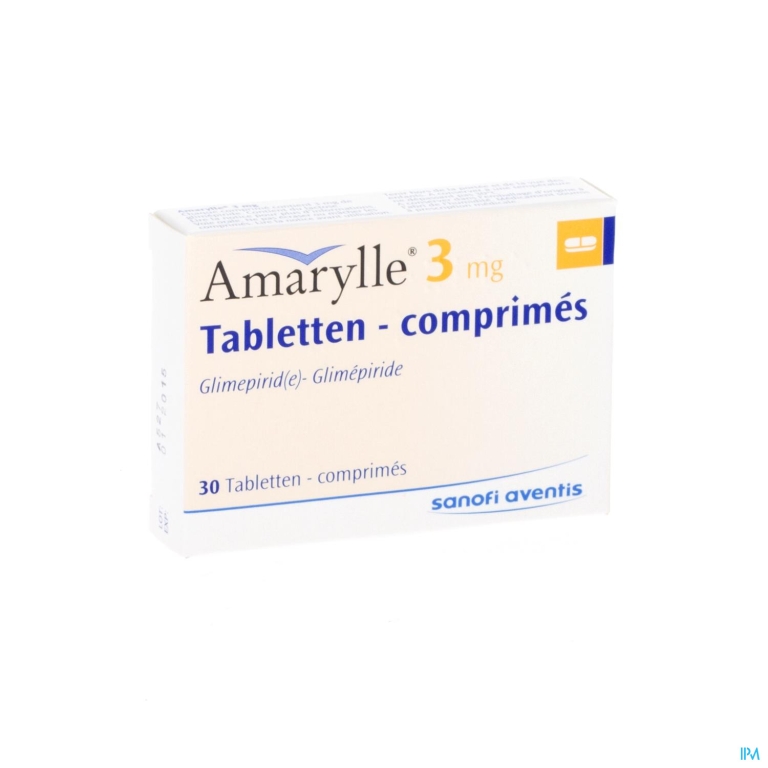 Amarylle Tabl 30 X 3mg