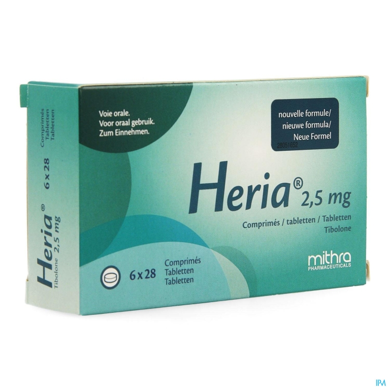 Heria 2,5mg Comp 6 X 28
