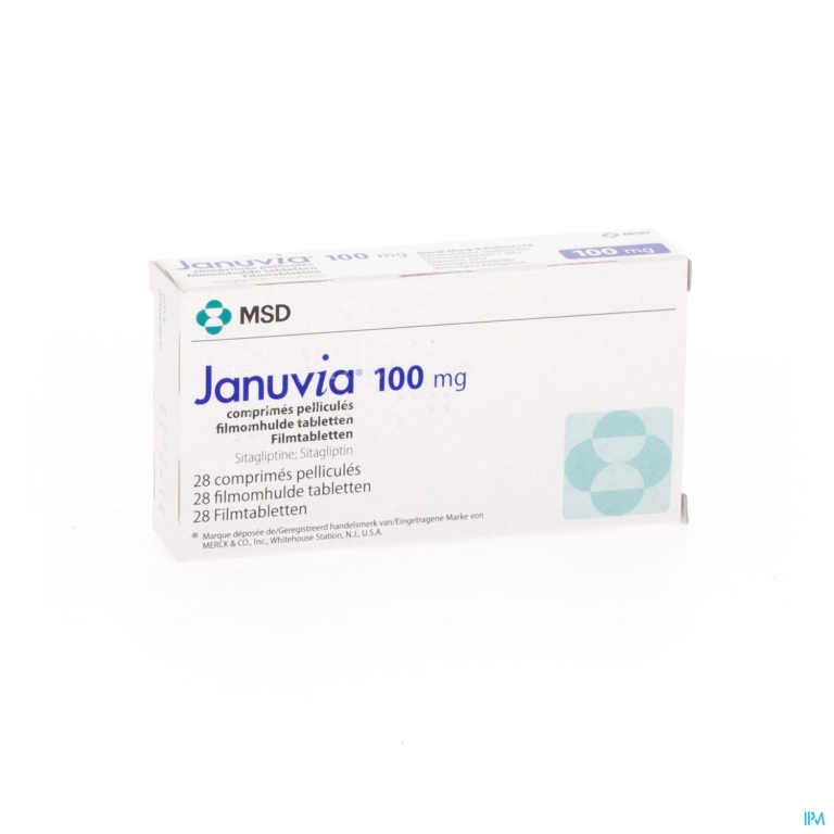 Januvia 100mg Filmomh Tabl 28 X 100mg