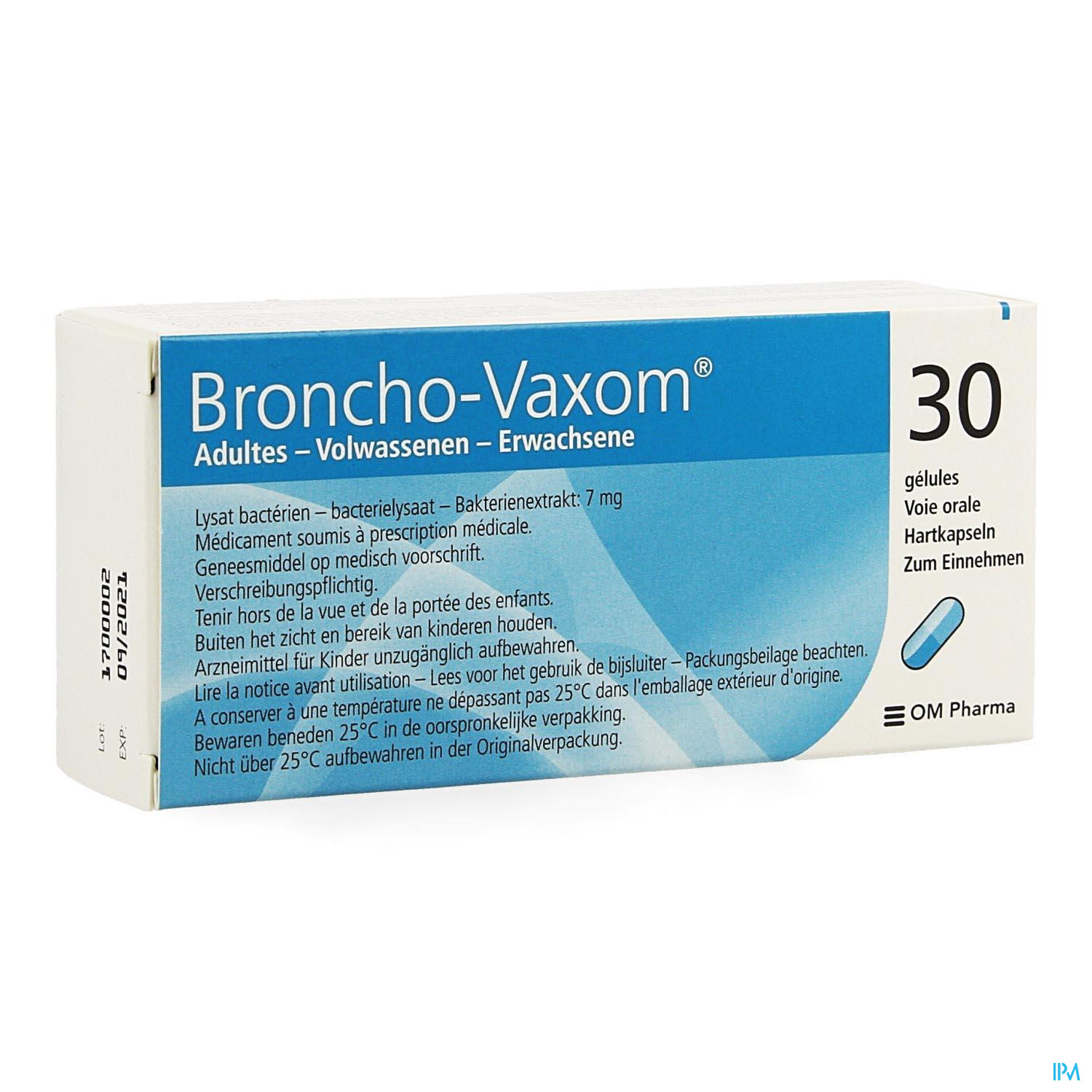 Broncho Vaxom Caps Pi Pharma 30 X 7,0mg Pip