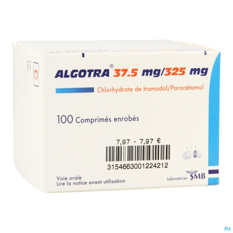 Algotra Comp Omhulde 100 X 325mg/37,5mg