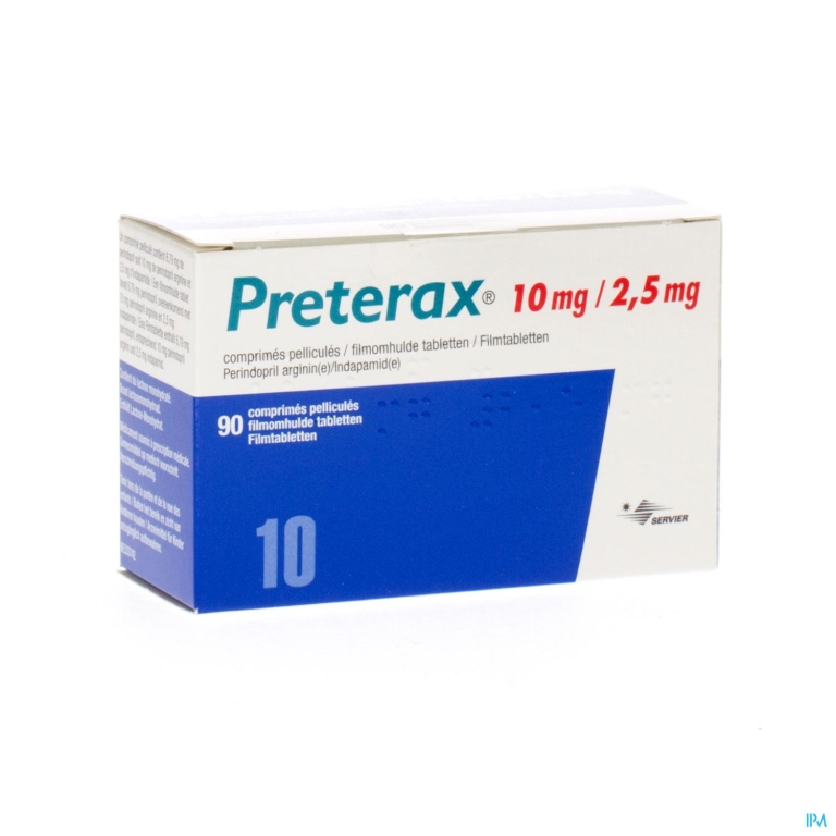 Preterax Comp 90 X 10,0mg/2,5mg