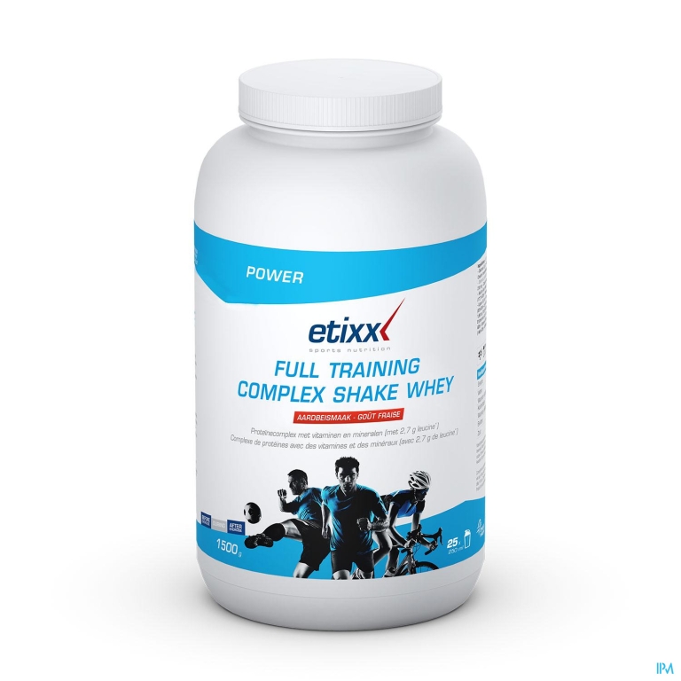 Etixx Full Training Complex Shake Aardbei 1400g