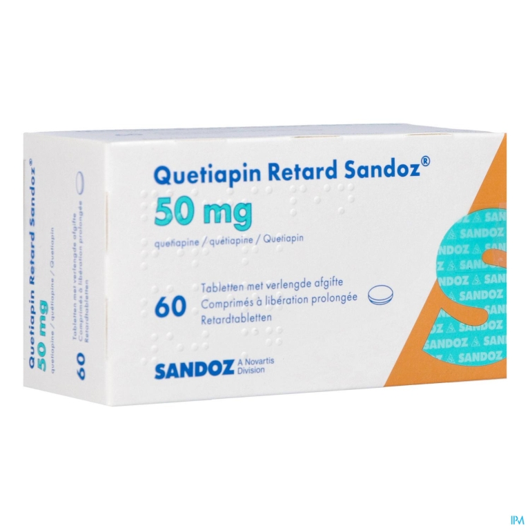 Quetiapin Retard Sandoz 50mg Verl.afg Comp 60