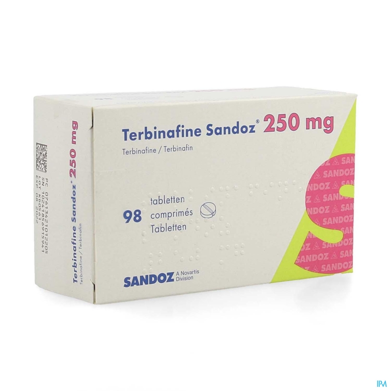 Terbinafine Sandoz Comp 98 X 250mg