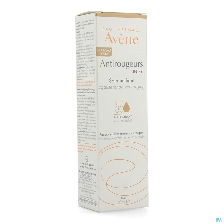 Avene Antirougeur Unify Ip30 Getinte Creme 40ml