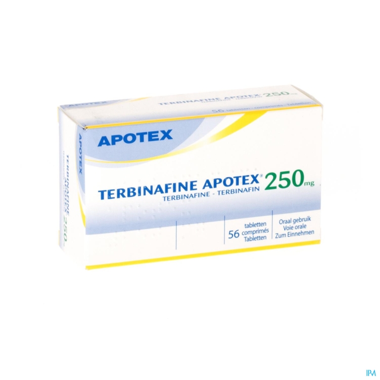 Terbinafine Apotex 250mg Tabl 56 X 250mg