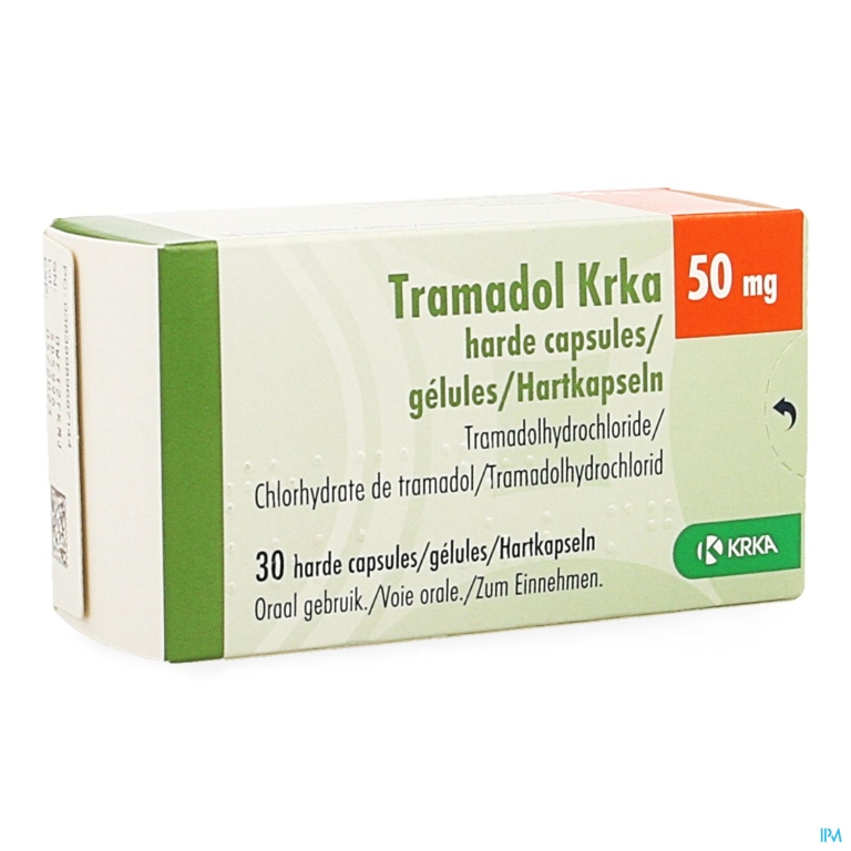 Tramadol Krka 50mg Harde Caps Blister 30 Ud