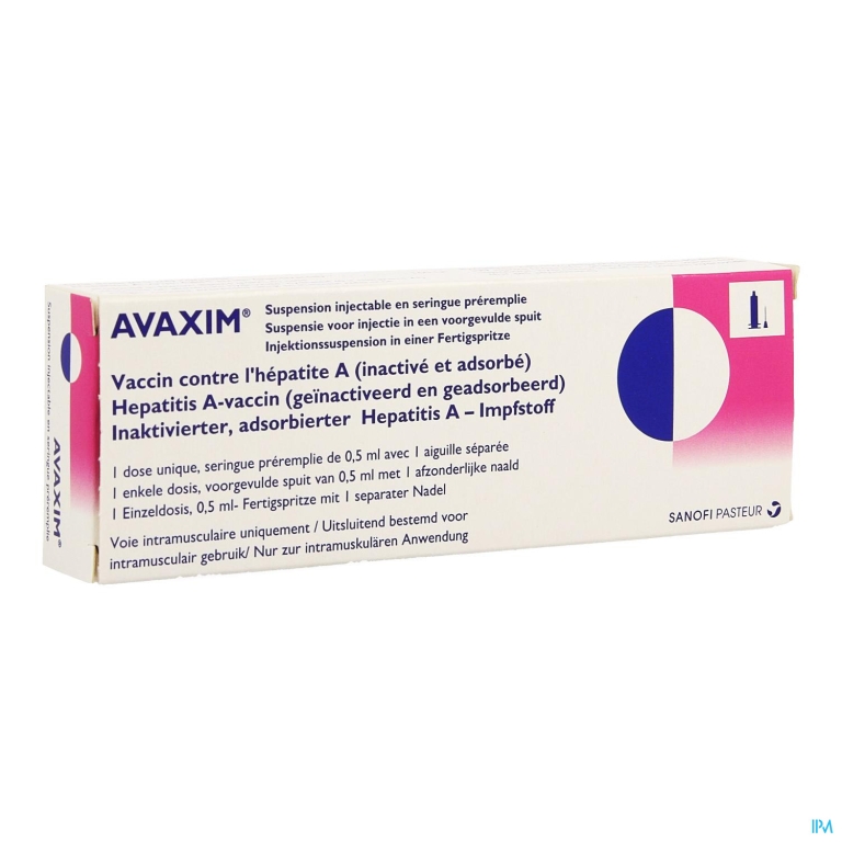 Avaxim 160ie Spuit Inj 0,5ml 1 Dosis