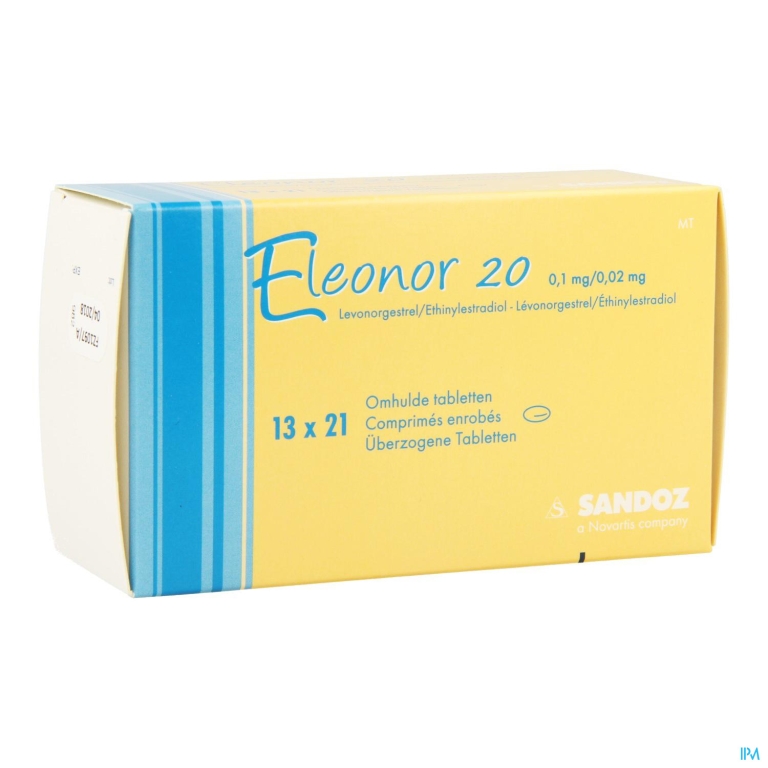 Eleonor 0,1mg/0,02mg Omhulde Tabl 13×21