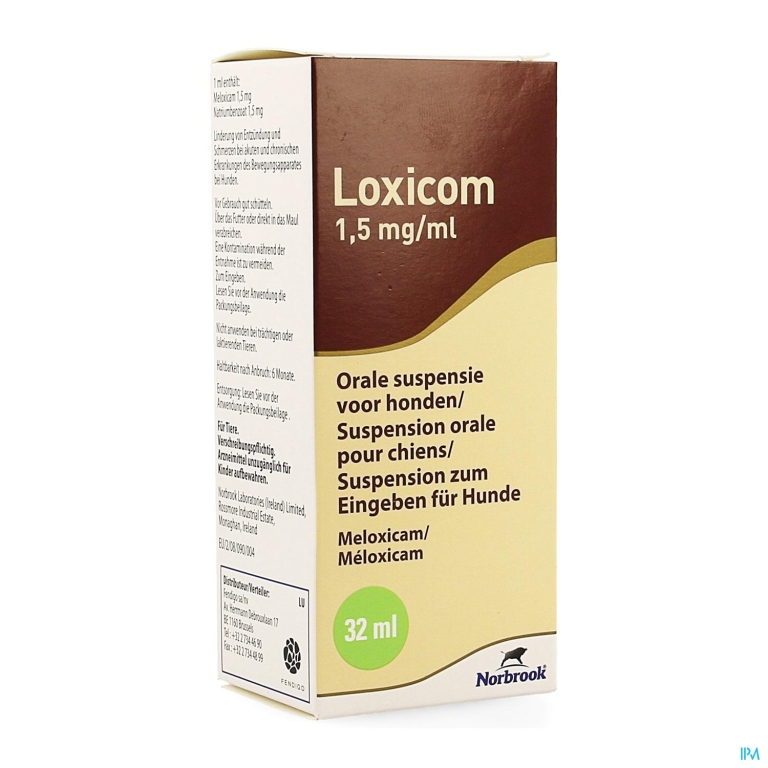 Loxicom 1,5mg/ml Orale Suspensie Hond 32ml