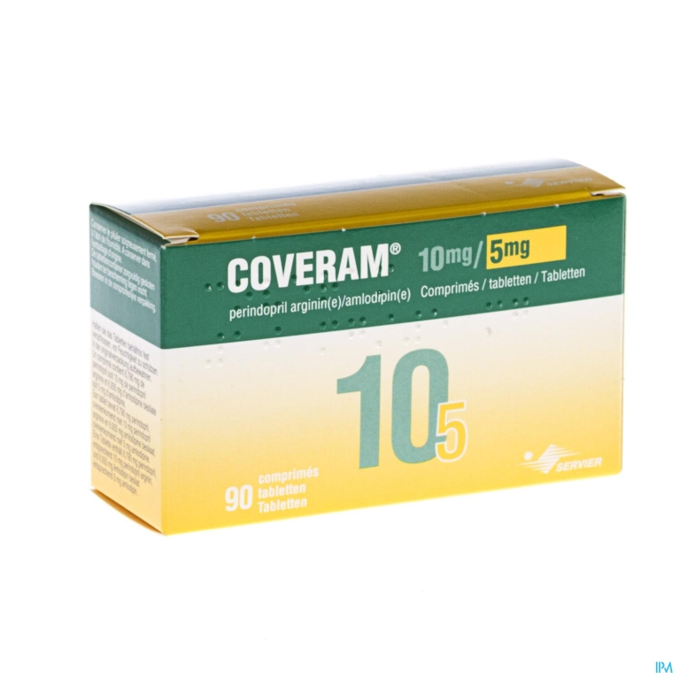 Coveram 10mg/ 5mg Pi Pharma Comp 90 Pip