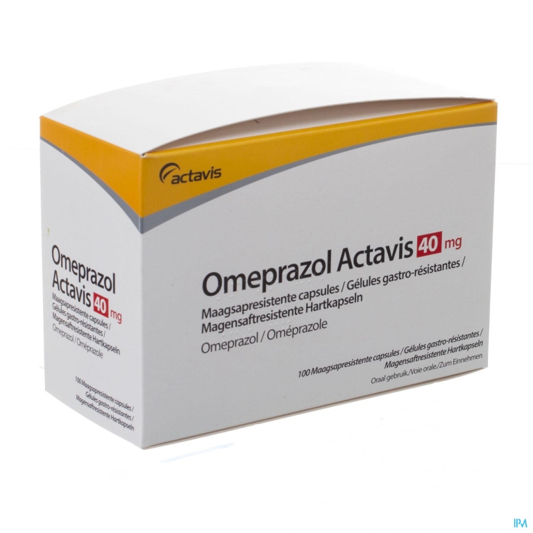 Omeprazol 40mg Actavis Maagsapres Caps Bl 100x40mg