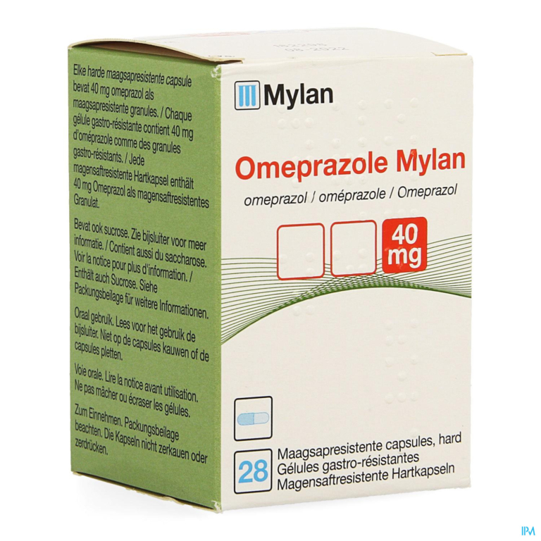 Omeprazol Mylan Caps 28 X 40mg