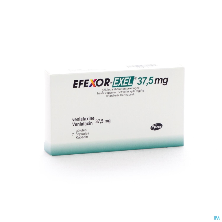 Efexor Exel 37,5mg Caps Verlengde Afgifte 7