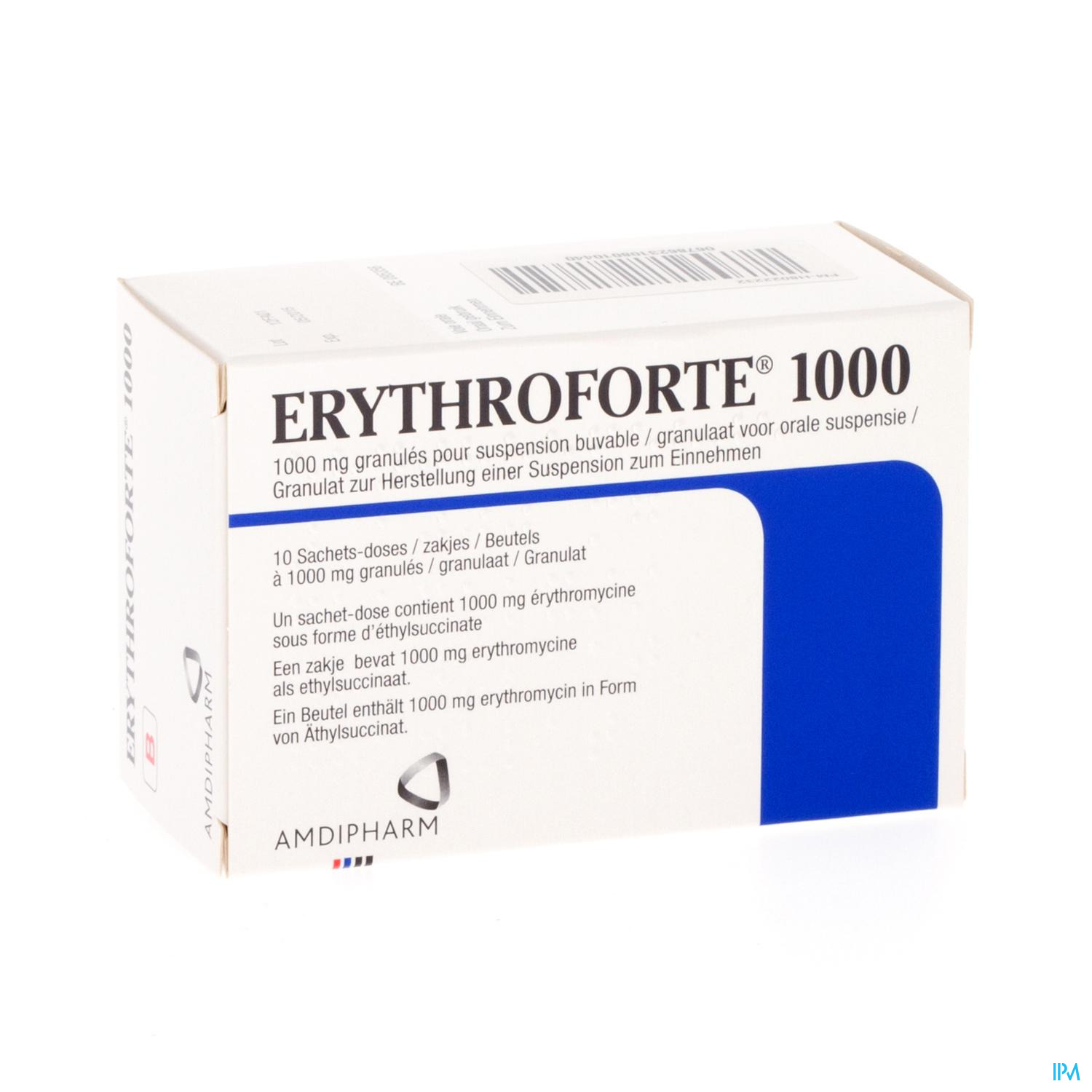 Erythroforte 1000 Pulv 10 X 1g