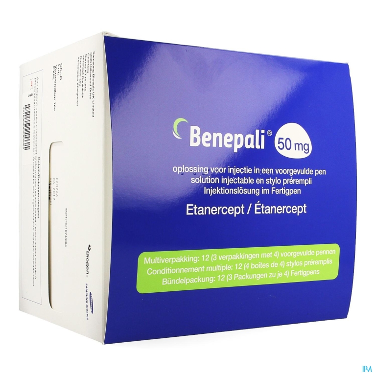 Benepali 50mg Opl Inj Voorgevulde Pen 12