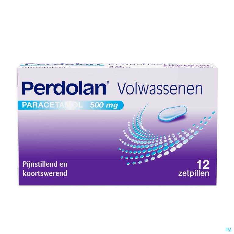 Perdolan Supp Ad 12x500mg