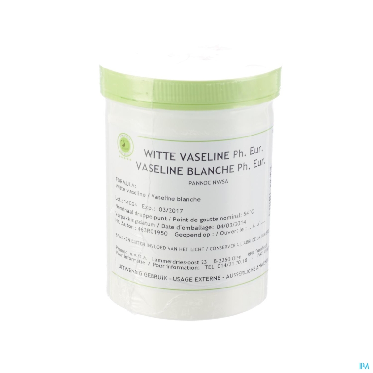 Witte Vaseline 1kg Pannoc