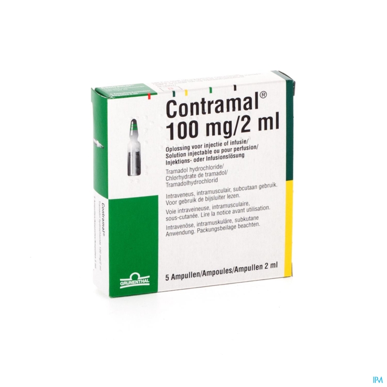 Contramal Amp 5 X 100mg/2ml