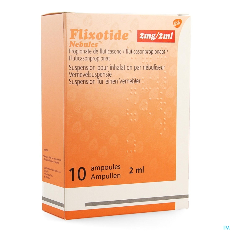 Flixotide Nebules Amp 10 2,0mg/ 2ml