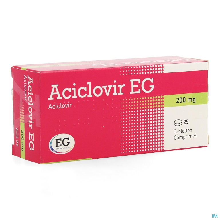 Aciclovir EG 200      Tabl 25X200Mg