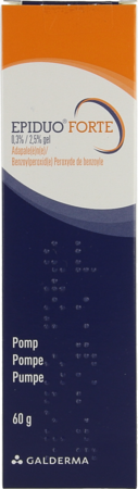 Epiduo Forte 0,3% – 2,5% Gel Pomp 60g