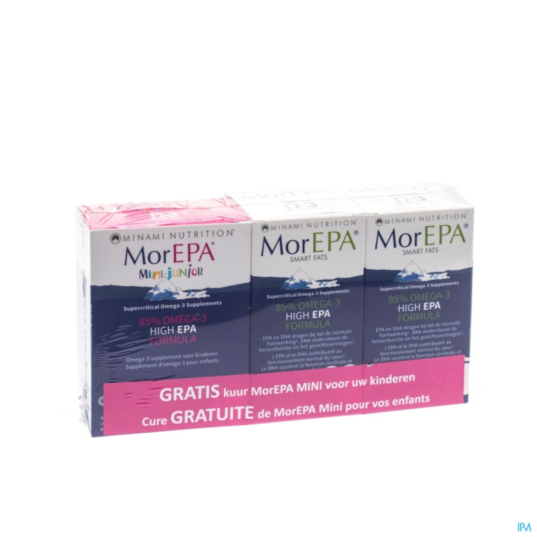 Morepa Smart Fats Caps 3×60 Promopack