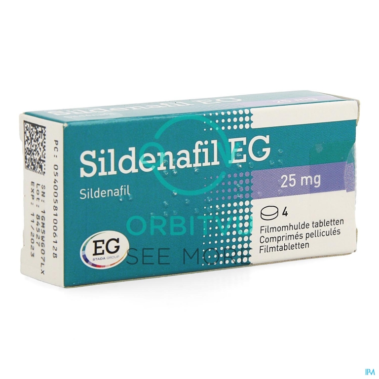 Sildenafil EG  25 Mg Filmomh Tabl  4 X  25 Mg