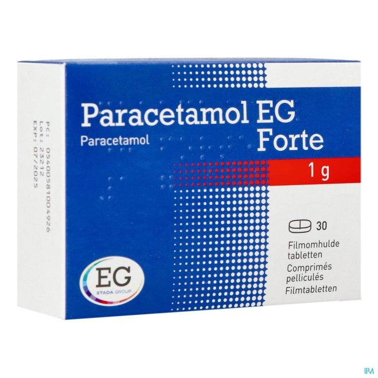 Paracetamol EG 1000 Mg Filmomh Tabl  30