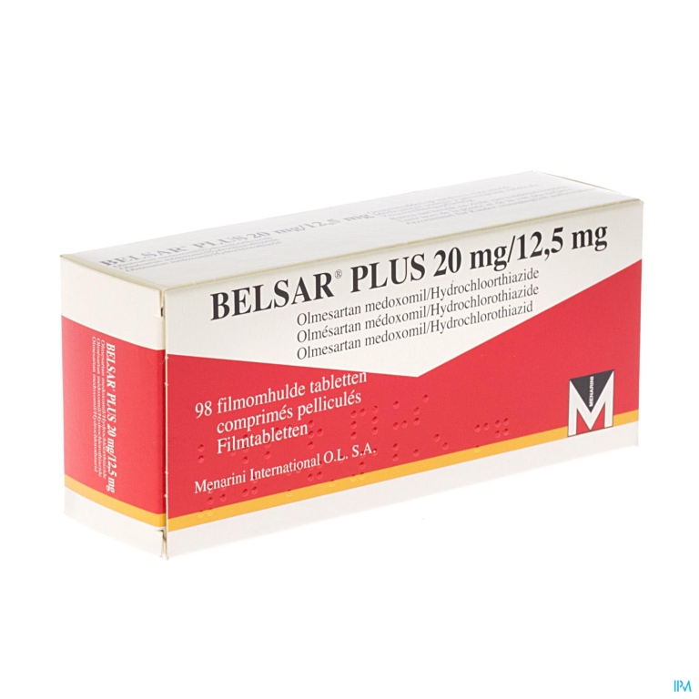 Belsar Plus 20mg/12,5mg Filmomh Tabl 98