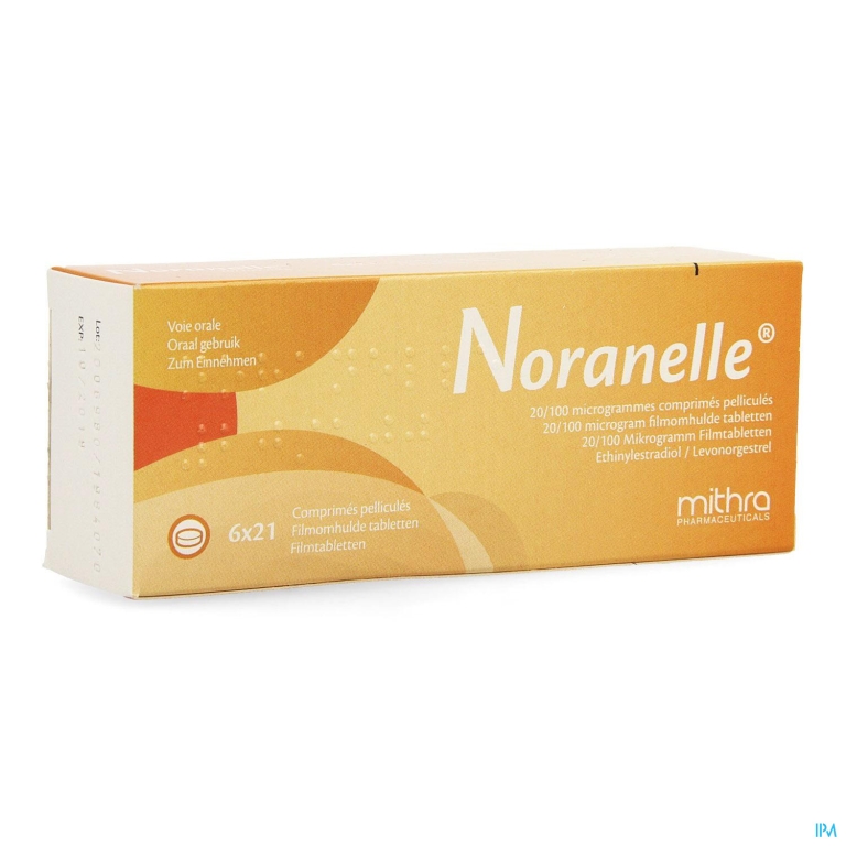 Noranelle 20/100mcg Filmomh Tabl 6 X 21