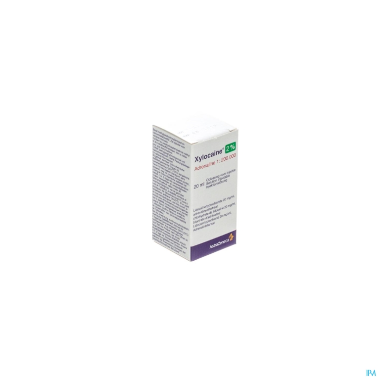 Xylocaine 2% Adrenaline 1:200 000 Sol Inj 20ml