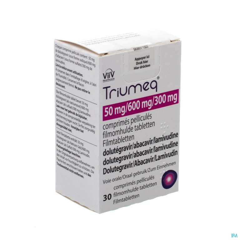 Triumeq 50mg/600mg/300mg Filmomh Tabl 30