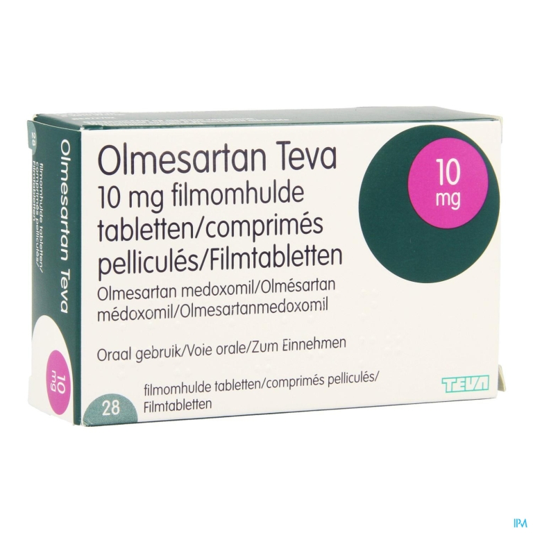 Olmesartan Teva 10mg Filmomh Comp 28 X 10mg