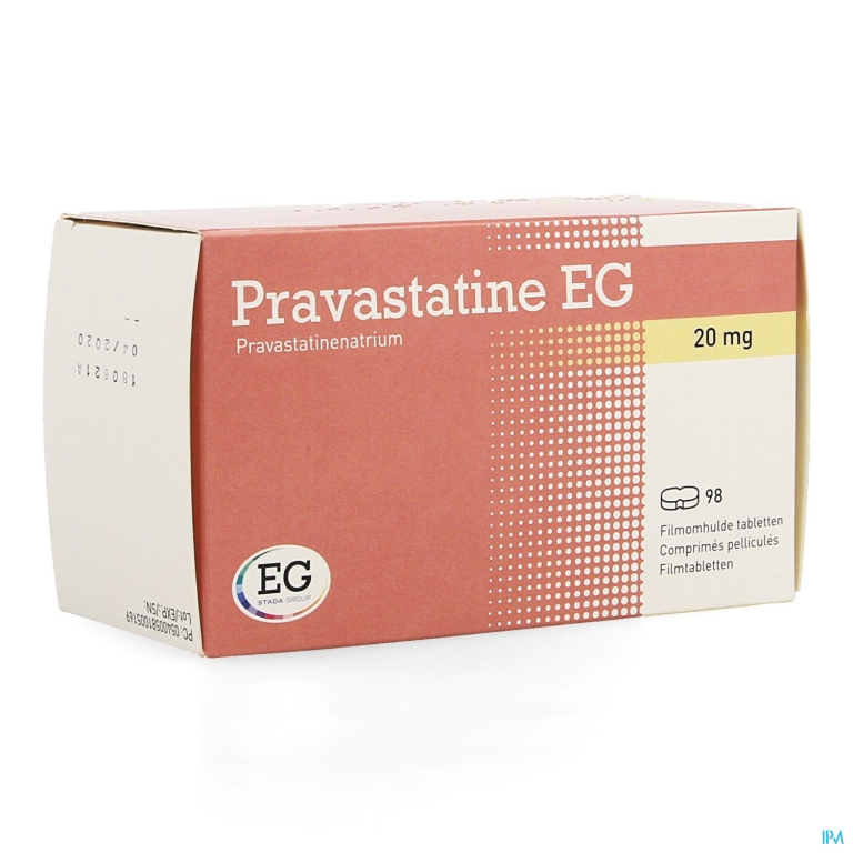 Pravastatine EG Tabl 98X20Mg