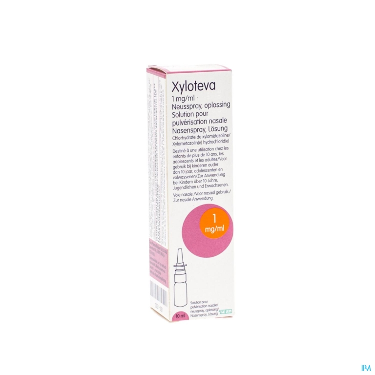 Xyloteva Teva 1,0mg/ml Opl Neusspray 10ml