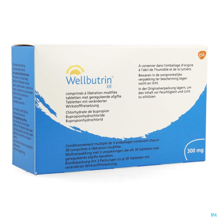 Wellbutrin Xr 300mg Tabs 90 X 300mg