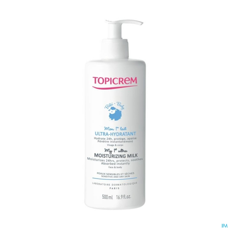 Topicrem Baby Ultrahydraterende Melk 500ml